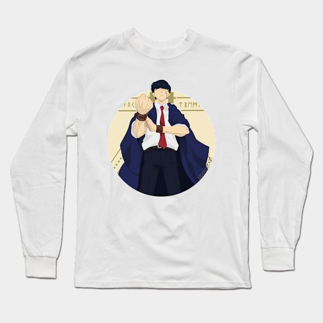 The Muscle Wizzard Long Sleeve T-Shirt by Siderjacket